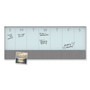 U Brands 3N1 Magnetic Glass Dry Erase Combo Board, Weekly Calendar, 36 x 15.25, Gray/White Surface, White Aluminum Frame (UBR3199U0001) View Product Image