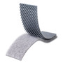 VELCRO Brand Heavy-Duty Fasteners, Extreme Outdoor Performance. 1" x 4", Titanium, 10/Pack (VEK90812) View Product Image