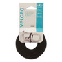 VELCRO Brand ONE-WRAP Pre-Cut Thin Ties, 0.25" x 8", Black, 25/Pack View Product Image