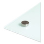 U Brands Magnetic Glass Dry Erase Board Value Pack, 36" x 36" (Actual Size: 35" x 35"), Frosted White Surface View Product Image