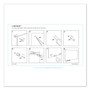 U Brands Magnetic Glass Dry Erase Board Value Pack, 36" x 36" (Actual Size: 35" x 35"), Frosted White Surface View Product Image