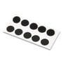 VELCRO Brand Sticky-Back Fasteners, Removable Adhesive, 0.75" dia, Black, 200/Box (VEK91823) View Product Image