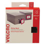VELCRO Brand Sticky-Back Fasteners, Removable Adhesive, 0.75" dia, Black, 200/Box (VEK91823) View Product Image