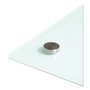 U Brands Magnetic Glass Dry Erase Board Value Pack, 72" x 48" (Actual Size: 70" x 47"), Frosted White Surface View Product Image