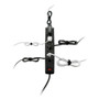 VELCRO Brand ONE-WRAP Pre-Cut Thin Ties, 0.5" x 15", Black/Gray, 30/Pack View Product Image