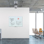 U Brands Floating Glass Dry Erase Board, 47 x 35, White (UBR3977U0001) View Product Image