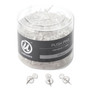 U Brands Standard Push Pins, Plastic, Clear, 0.44", 200/Pack View Product Image