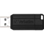 Verbatim 32GB PinStripe USB Flash Drive - Black (VER49064) Product Image 