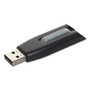 Verbatim Store 'n' Go V3 USB 3.0 Drive, 128 GB, Black/Gray View Product Image