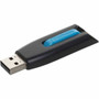 Microban Store 'n' Go V3 USB Drive - 16 GB - USB 3.2 (Gen 1) Type A - Blue, Black - Lifetime Warranty Product Image 