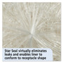 AbilityOne 8105015574972, SKILCRAFT High Density Coreless Roll Can Liners, 30 gal, 10 mic, 30" x 37", Natural, Perforated Roll, 500/Box View Product Image
