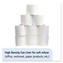 AbilityOne 8105015574972, SKILCRAFT High Density Coreless Roll Can Liners, 30 gal, 10 mic, 30" x 37", Natural, Perforated Roll, 500/Box View Product Image