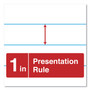 Universal Easel Pads/Flip Charts, Presentation Format (1" Rule), 27 x 34, White, 50 Sheets, 2/Carton View Product Image