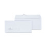 Universal Peel Seal Strip Business Envelope, Address Window, #10, Square Flap, Self-Adhesive Closure, 4.13 x 9.5, White, 500/Box (UNV36005) View Product Image