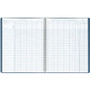 House of Doolittle Recycled Class Record Book, 9-10 Week Term: Two-Page Spread (35 Students), Two-Page Spread (8 Classes), 11 x 8.5, Blue Cover View Product Image