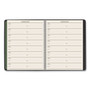 AT-A-GLANCE Recycled Weekly Vertical-Column Format Appointment Book, 8.75 x 7, Black Cover, 12-Month (Jan to Dec): 2024 View Product Image