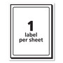 Avery 4 x 6 Shipping Labels with TrueBlock Technology, Inkjet/Laser Printers, 4 x 6, White, 20/Pack View Product Image