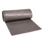 Boardwalk Low-Density Waste Can Liners, 33 gal, 1.1 mil, 33" x 39", Gray, 25 Bags/Roll, 4 Rolls/Carton (BWK3339SEH) View Product Image