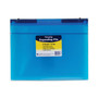 C-Line Expanding File with Hang Tabs, Pre-Printed Index-Tab Inserts, 12 Sections, 1" Capacity, Letter Size, 1/6-Cut Tabs, Blue View Product Image