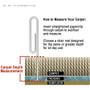 ES Robbins Natural Origins Chair Mat for Carpet, 46 x 60, Clear View Product Image