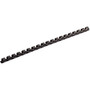 Fellowes Plastic Binding Combs - Black, 5/16" Diameter - 0.3" Height x 10.8" Width x 0.3" Depth - 0.31" Maximum Capacity - 40 x Sheet Capacity - For Letter 8 1/2" x 11" Sheet Product Image 