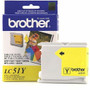 Brother Innobella LC51Y Original Inkjet Ink Cartridge - Yellow - 1 Each Product Image 