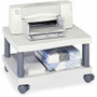 Safco Economy Under Desk Printer Stand - 1 x Shelf(ves) - 11.50" Height x 20" Width x 17.50" Depth - Plastic Product Image 