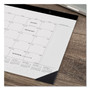 Contemporary Monthly Desk Pad, 22 x 17, White Sheets, Black Binding/Corners,12-Month (Jan to Dec): 2026 Product Image 