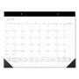AT-A-GLANCE Contemporary Monthly Desk Pad, 22 x 17, White Sheets, Black Binding/Corners,12-Month (Jan to Dec): 2024 View Product Image