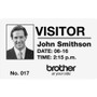 Brother Die-Cut Name Badge Labels, 2.3 x 3.4, White, 260 Labels/Roll, 3 Rolls/Pack View Product Image