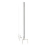 Ghent Clear Partition Extender with Attached Clamp, 48 x 3.88 x 18, Thermoplastic Sheeting View Product Image