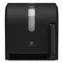 Georgia Pacific Professional Hygienic Push-Paddle Roll Towel Dispenser, 13 x 10 x 14.4, Black (GPC54338A) View Product Image