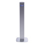 Purell&Reg; Messenger Es8 Silver Panel Floor Stand With Dispenser (GOJ7308DSSLV) View Product Image