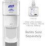 Purell&Reg; Messenger Es8 Silver Panel Floor Stand With Dispenser (GOJ7308DSSLV) View Product Image