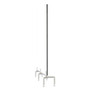 Ghent Clear Partition Extender with Attached Clamp, 48 x 3.88 x 30, Thermoplastic Sheeting View Product Image