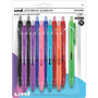 uniball™ Jetstream Elements Ballpoint Pen - 1 mm Medium Pen Point - Retractable - Black, Red, Blue, Light Blue, Orange, Violet, Pink, Lime Ink Product Image 