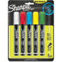 Sharpie Wet Erase Chalk Markers - Medium Marker Point - Blue, Yellow, White, Red, Green Ink Product Image 