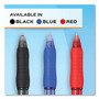 Paper Mate Profile Gel Pen, Retractable, Fine 0.5 mm, Blue Ink, Translucent Blue Barrel, Dozen (PAP2102130) View Product Image