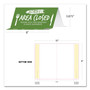 Tabbies BeSafe Messaging Table Top Tent Card, 8 x 3.87, Sorry! Area Closed Thank You For Keeping A Safe Distance, Green, 100/Carton (TAB79162) View Product Image