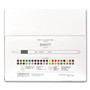 uniball EMOTT ever fine Porous Point Pen, Stick, Fine 0.4 mm, Assorted Ink Colors, White Barrel, 40/Pack (UBC24839) View Product Image