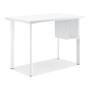 HON Coze Writing Desk Worksurface, Rectangular, 42" x 24", Designer White View Product Image