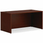 HON Mod Desk Shell | 60"W | Traditional Mahogany Finish - 29" Height x 60" Width x 30" Depth - Finish: Traditional Mahogany, Laminate Product Image 