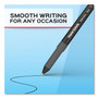Paper Mate Write Bros. Grip Ballpoint Pen, Stick, Medium 1 mm, Black Ink, Black Barrel, Dozen View Product Image
