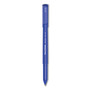 Paper Mate Write Bros. Ballpoint Pen, Stick, Fine 0.8 mm, Blue Ink, Blue Barrel, Dozen (PAP2124512) View Product Image