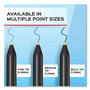 Paper Mate Write Bros. Ballpoint Pen, Stick, Fine 0.8 mm, Blue Ink, Blue Barrel, Dozen (PAP2124512) View Product Image