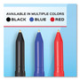 Paper Mate Write Bros. Ballpoint Pen, Stick, Bold 1.2 mm, Blue Ink, Blue Barrel, Dozen (PAP2124513) View Product Image