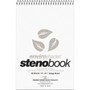 Roaring Spring Enviroshades Recycled Spiral Steno Memo Book - 80 Sheets - 160 Pages - Printed - Spiral Bound - Both Side Ruling Surface - (ROA12274) Product Image 