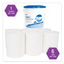 WypAll Power Clean Wipers for Solvents WetTask Customizable Wet Wiping System 12 x 6, Unscented, 95/Roll, 6 Rolls/1 Bucket/Carton View Product Image