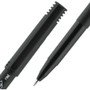 uniball ONYX Roller Ball Pen, Stick, Fine 0.7 mm, Black Ink, Black Barrel, 72/Pack (UBC2013567) View Product Image