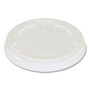 World Centric PLA Lids for Fiber Cups, 3.1" Diameter x 0.4" h, Clear, Plastic, 1,000/Carton View Product Image